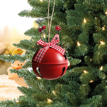 Κουδούνι 1τμχ Κλασικό Χριστουγεννιάτικο Μεταλλικό Κρεμαστό Κρεμαστό Στολίδι για Σπίτι και Χριστουγεννιάτικο Δέντρο