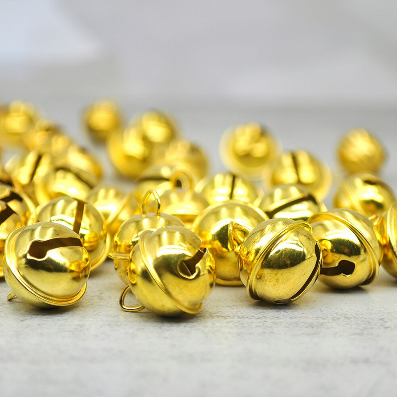 22mm Frumos Jingle Bell Decor pentru petrecere de Crăciun Pandantiv Mărgele libere DIY Brad de Crăciun Clopot Furnizor de accesorii de nuntă