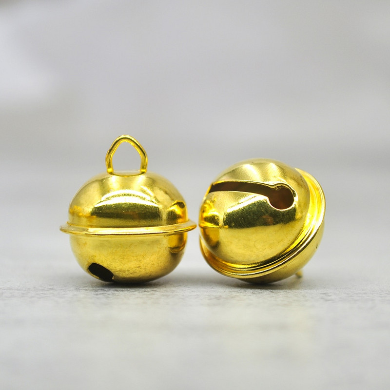 22mm Frumos Jingle Bell Decor pentru petrecere de Crăciun Pandantiv Mărgele libere DIY Brad de Crăciun Clopot Furnizor de accesorii de nuntă