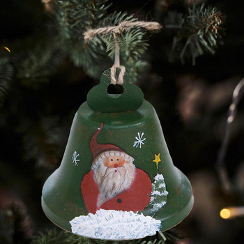 Коледна камбанка, висулка, метална камбанка HornBell Коледна елха Камбанка Висящи орнаменти Камбанка Весела Коледа Декор за Честита Нова Година