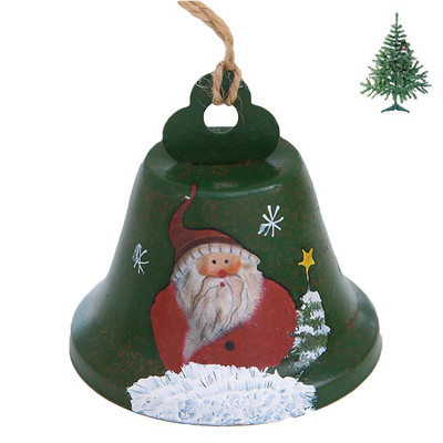 Clopot de Crăciun Pandantiv Metal HornBell Pom de Crăciun Ornamente de agățat Clopot Decor de Crăciun Fericit pentru Un An Nou Fericit