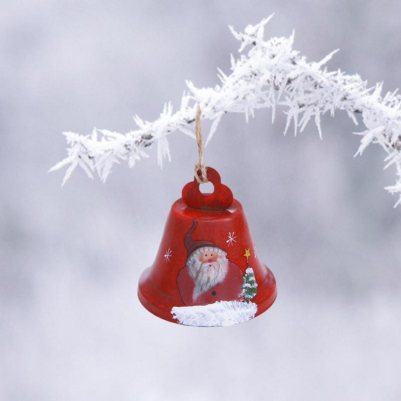 Clopot de Crăciun Pandantiv Metal HornBell Pom de Crăciun Ornamente de agățat Clopot Decor de Crăciun Fericit pentru Un An Nou Fericit