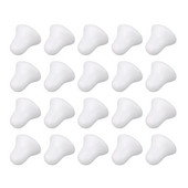 Zvans Ziemassvētku rokdarbi, balts, izgatavots, polistirola koks, dzimšanas dienas piederumi ballītēm, putupolistirola rotājumi, formas karājumi, formas, izkārtojums