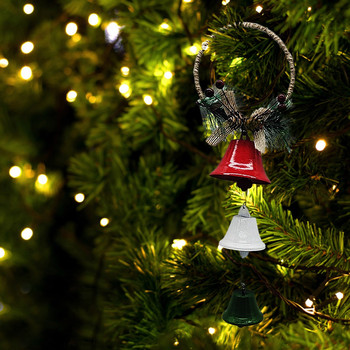Χριστουγεννιάτικο μενταγιόν καμπάνα Διακόσμηση σπιτιού Χριστουγεννιάτικο δέντρο κουκουνάρια αστέρι στεφάνι καμπάνες Χριστουγεννιάτικα δέντρα Κρεμαστά στολίδια Πρωτοχρονιάτικη διακόσμηση