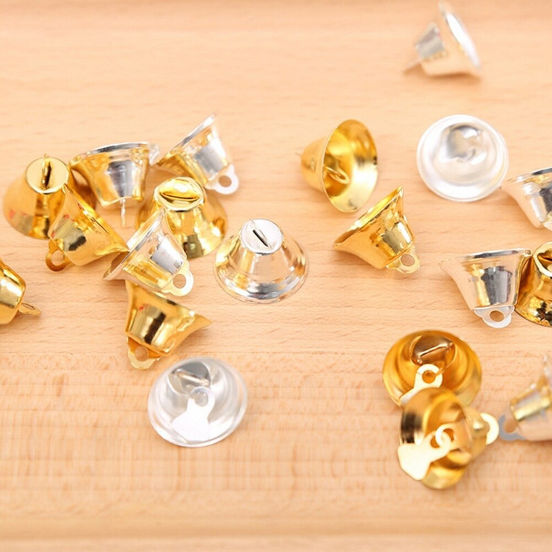 10 tk/partii jõulukaunistustega ripatsid isetegemine väike kelluke metallist kellukellad ehted ehted jõulukuuse kellad