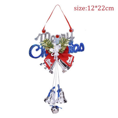 Božićno zvono Privjesak za božićno drvce Zvono Djeda Mraza Naviidad Poklon Ukrasi Sretan božićni dekor za dom 2021. Sretna Nova godina