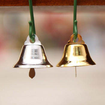 20 τμχ 17mm Χρυσό Ασημένιο Jingle Bells Μικρές μεταλλικές καμπάνες για χειροτεχνίες Χριστουγεννιάτικα στολίδια Αξεσουάρ διακόσμησης σπιτιού
