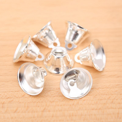 20 buc 17 mm auriu argint Jingle Bells Clopote mici din metal pentru meserii Ornamente de Crăciun Accesorii pentru decorarea casei