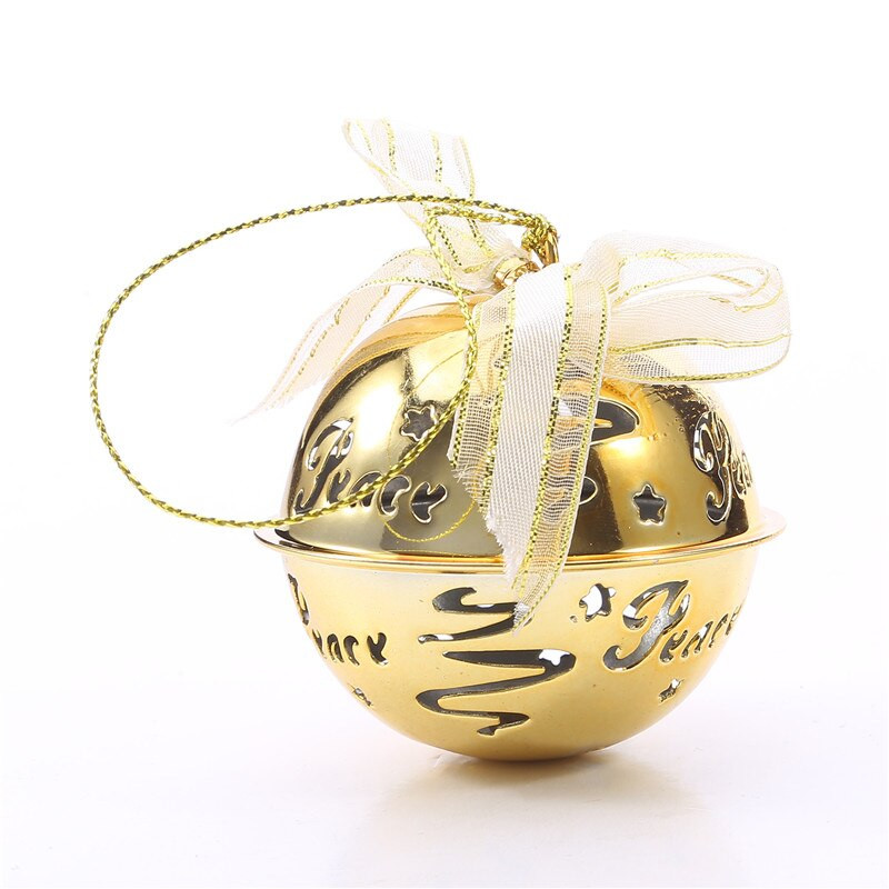 1 tk. Ažuurne jõulukella vibu lint metallist kõlisevad kellukellad jõulupuu rippuv ripats, jõulukaunistus koduks