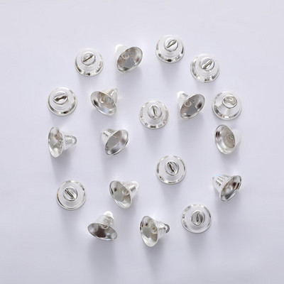 2cm Mini zlatno srebrno zvono zvončića Ukras za božićno drvce Viseće metalno zvono DIY Ručno izrađeno zvono Božićni rukotvorinski dodaci