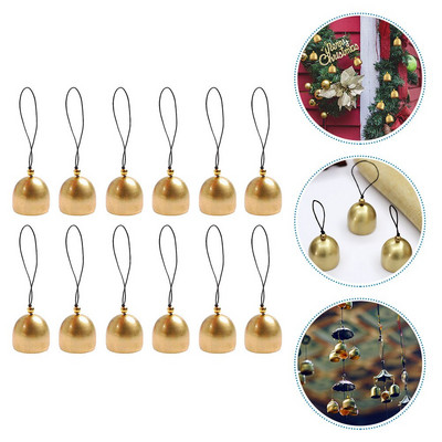 Clopoței Jingle Mini Metal Clopoțel de Crăciun Decorativ Vaca Rustic Vintage Ornament pentru Animale de companie Wind Artizanat Oaie Agățată Antrenament pentru copac