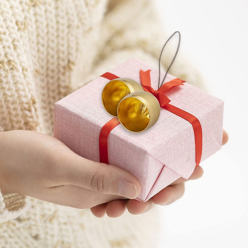 Clopoței Jingle Mini Metal Clopoțel de Crăciun Decorativ Vaca Rustic Vintage Ornament pentru Animale de companie Wind Artizanat Oaie Agățată Antrenament pentru copac