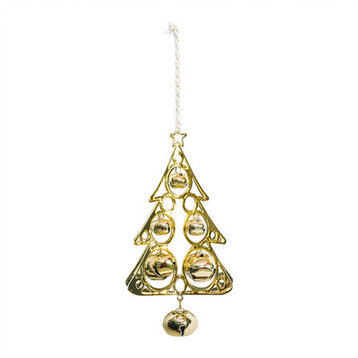 Kalėdų eglutės formos metalinis pakabukas Kalėdų eglutės varpelio kabantys papuošimai pakabukai Kūrybingi papuošalai Naujiesiems 2022 metams