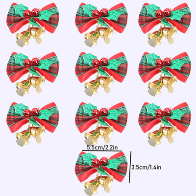 10 buc. 2023 Decoratiuni de Crăciun Arc Clopot Cadou de Crăciun Pom de Crăciun Agățat Ghirlanda Accesorii Artizanat de Crăciun Clopot