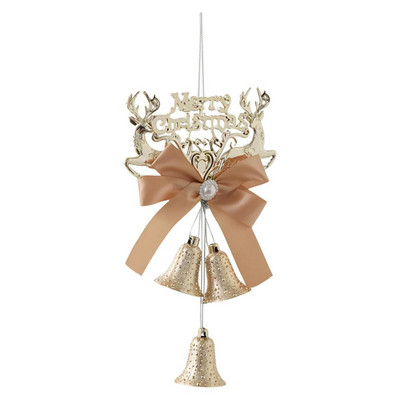 Decor clopoțel de Crăciun Clopote de vacanță Decoruri pentru clopoței de acasă cu papion Clopote suspendate pentru ușă Decor de clopoței pentru brad de Crăciun pentru interior