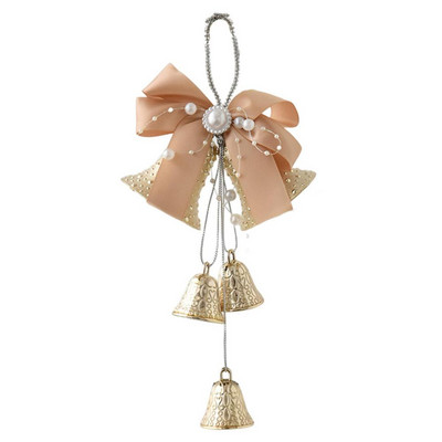 Decor clopoțel de Crăciun Clopote de vacanță Decoruri pentru clopoței de acasă cu papion Clopote suspendate pentru ușă Decor de clopoței pentru brad de Crăciun pentru interior