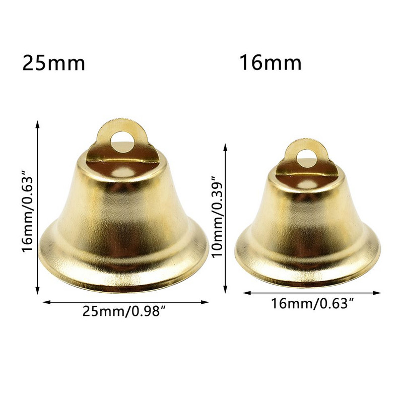 50Gb Mazie zvaniņi Rotaļlietas Vēja Zvani Rotaļlietas Serviss Rokas zvani Skolas Ziemassvētku rotājums Džings Rlngtones Ziemassvētku dekors