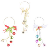 Clopoțel pentru brad de Crăciun Umeraș agățat Jingle Ornament Decorativ Ornamente Ornamente pandantiv Bauble Mânere pentru șemineu