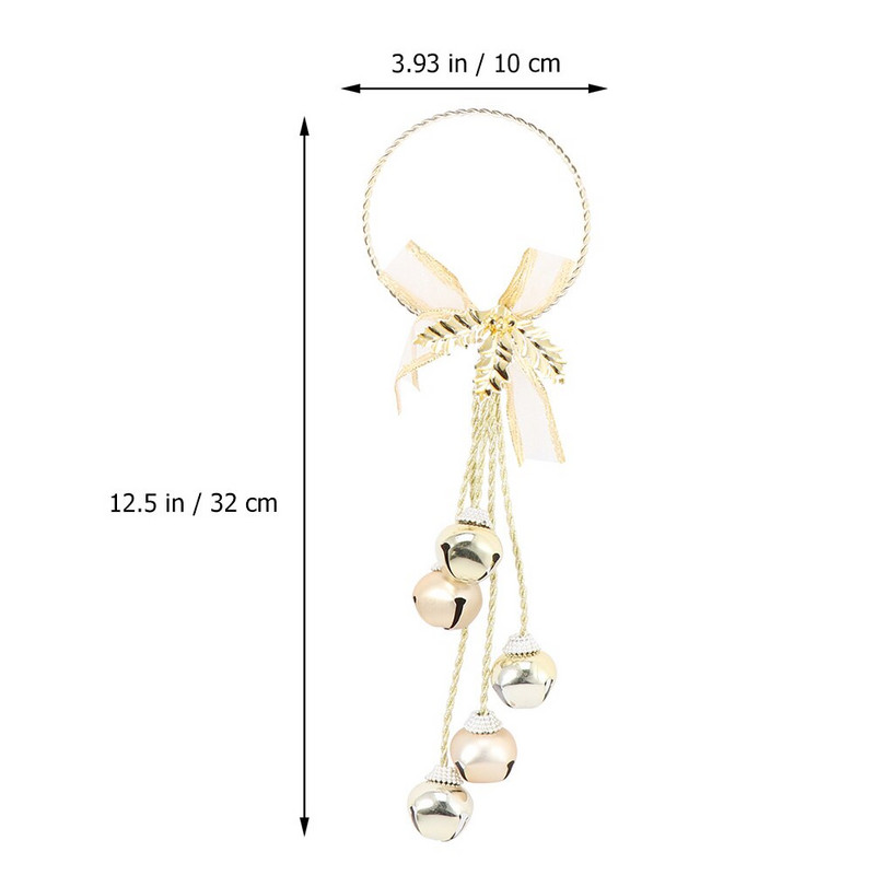 Clopoțel pentru brad de Crăciun Umeraș agățat Jingle Ornament Decorativ Ornamente Ornamente pandantiv Bauble Mânere pentru șemineu