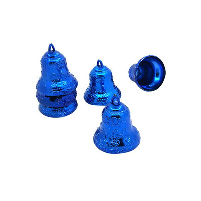 6 buc. Mini clopoțel auriu, argintiu, pentru pom de Crăciun, clopoței agățat, bricolaj, lucrat manual în S, pandantiv de Crăciun, decor de Crăciun