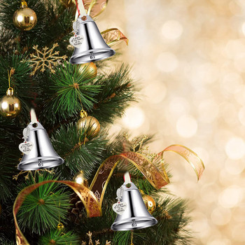 Κρεμαστό χριστουγεννιάτικο κουδούνι Χριστουγεννιάτικο δέντρο με πτερύγια αγγέλου Διακόσμηση κρεμαστών αναμνηστικών αναμνηστικών δώρων για εορταστικά μνημεία
