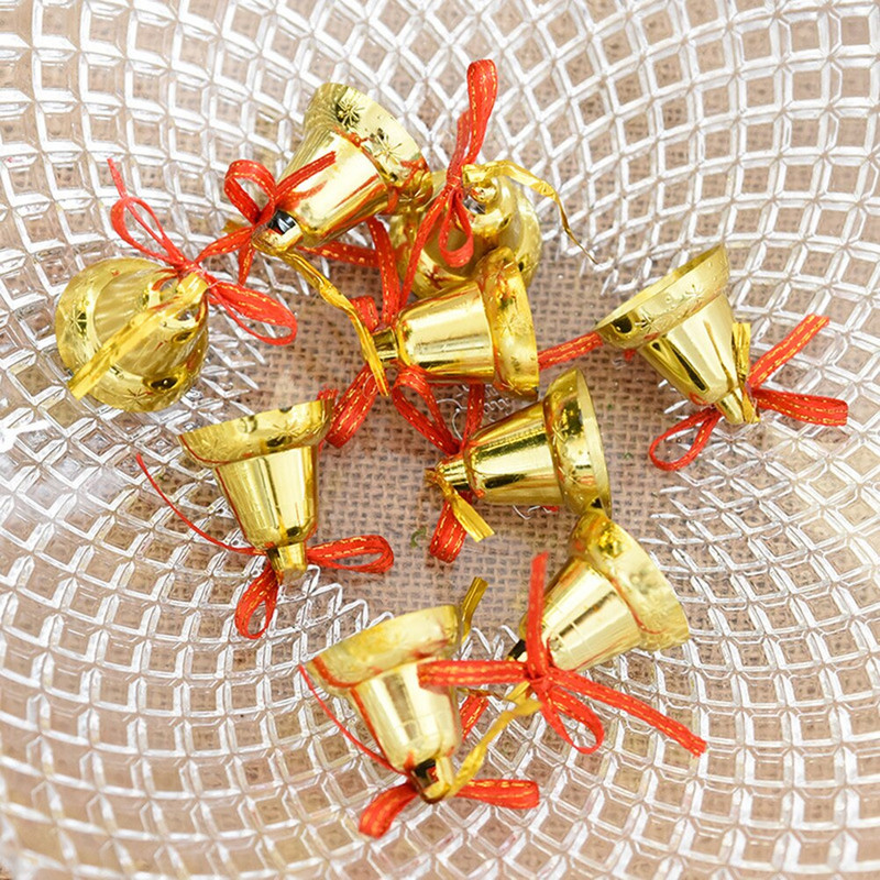 9 tk Jõulukellade festival Kaunid dekoratiivsed väikesed kellad jõulupuukell puujõuludeks