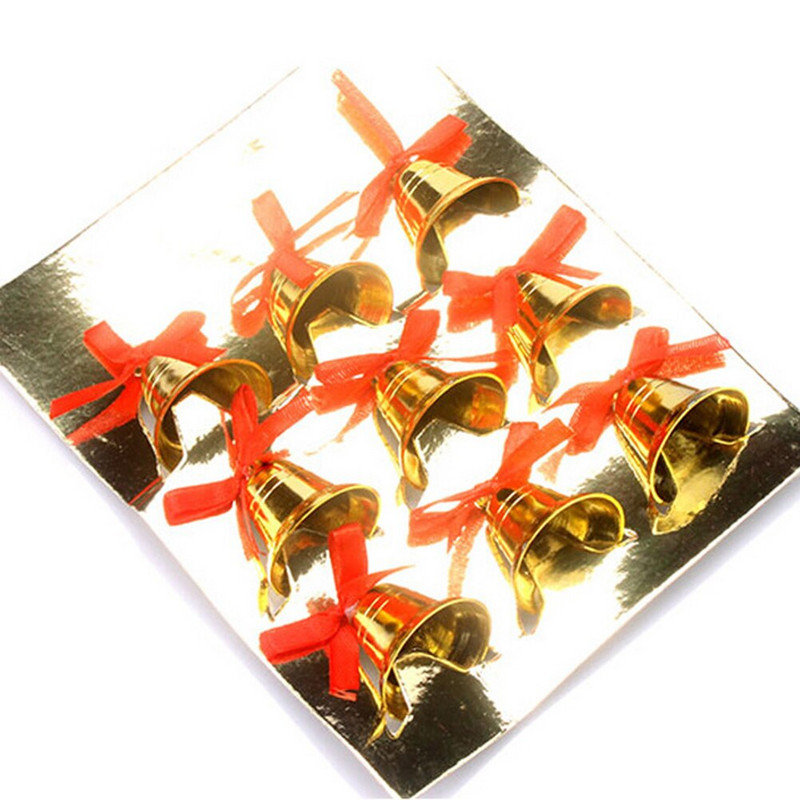 9 tk Jõulukellade festival Kaunid dekoratiivsed väikesed kellad jõulupuukell puujõuludeks