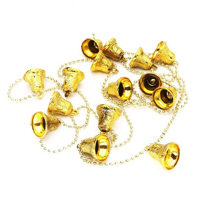P82E Fairy Christmas Jingle Bells String for Christmas Wedding Party Decorations Christmas String Jingle Bells Home Decor