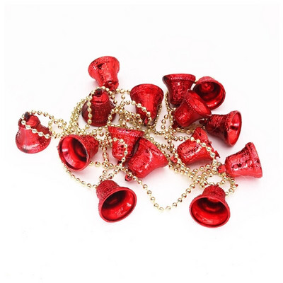 P82E Fairy Christmas Jingle Bells String for Christmas Wedding Party Decorations Christmas String Jingle Bells Home Decor