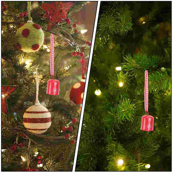 Χριστουγεννιάτικα δέντρα καμπάνα Στολίδι Διακοσμητικά μενταγιόν Στολίδια Μεταλλικά ντελικάτα μπομπονιέρες πάρτι Δώρα Διακόσμηση πόρτας