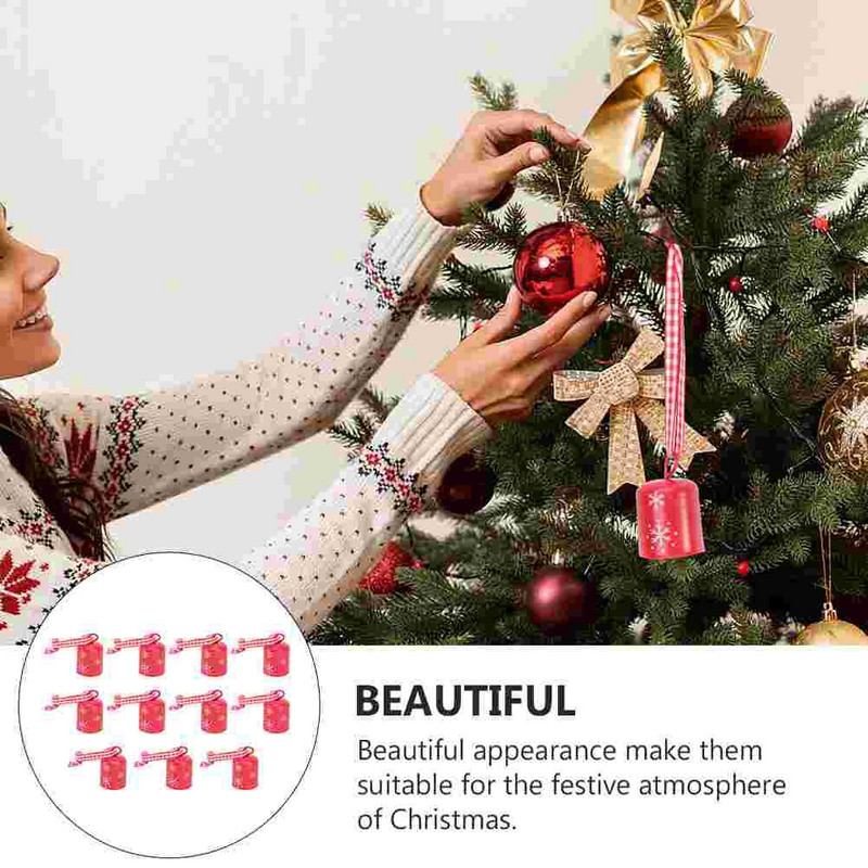 Clopoței de Crăciun Ornament de clopoțel Pandantive decorative Ornamente de metal delicate Favoruri de petrecere Cadouri Decorare Ușă