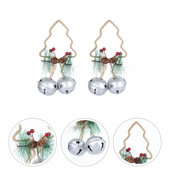 Kellukellad jõulupuu ripppuu kõlina kaunistused pühadekaunistused ripats käsitöö pärg isetehtud käed jõuluvana kaunistused