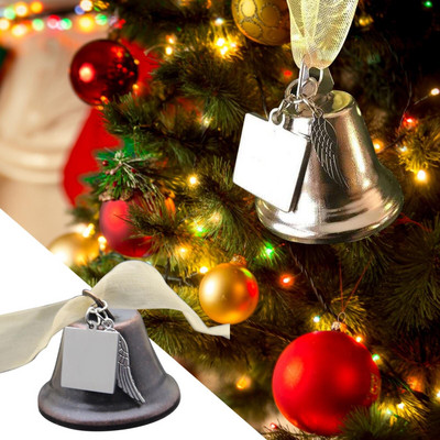 Rippuvad kristallid autos Väikesed kristallist kroonlühtrid helmed jõulud Populaarne lauakaunistus Kuldne metallist kelluke jõuluripp