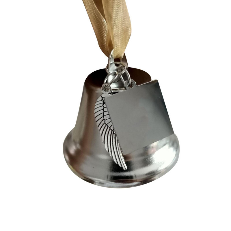 Rippuvad kristallid autos Väikesed kristallist kroonlühtrid helmed jõulud Populaarne lauakaunistus Kuldne metallist kelluke jõuluripp