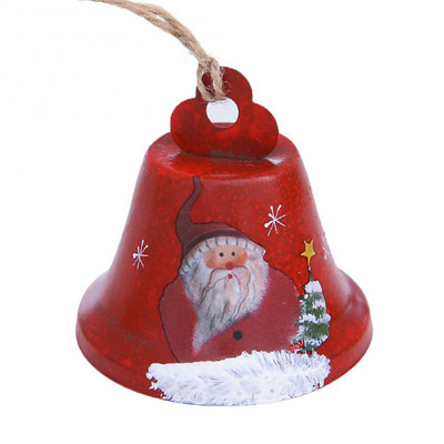 Jõulud Big Bell Rauast kanepiköiega ripats Jõulupuu riputustarvikud Festivali moekaunistused Aksessuaarid