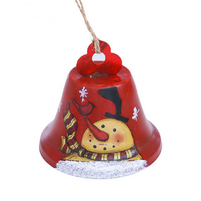 Jõulud Big Bell Rauast kanepiköiega ripats Jõulupuu riputustarvikud Festivali moekaunistused Aksessuaarid