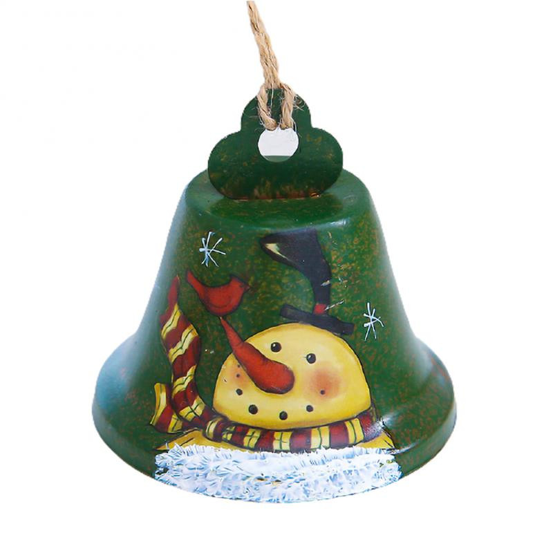 Jõulud Big Bell Rauast kanepiköiega ripats Jõulupuu riputustarvikud Festivali moekaunistused Aksessuaarid