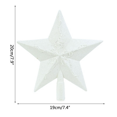 Auksiniai blizgantys Kalėdų eglutės viršūnės geležinės žvaigždės kalėdiniai papuošimai namams Kalėdų eglutės papuošalai Navidad Naujieji 2021 m. Natal Noel