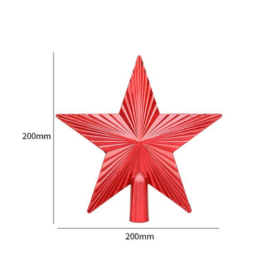 2021. gada Ziemassvētku eglītes augšdaļa, dobu zvaigžņu ornaments, Ziemassvētku rotājums mājām, Jaunais gads — 2022. gada Ziemassvētku dāvanas Navidad Natal dekors