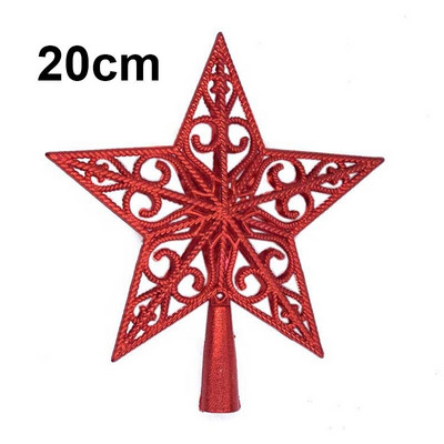 15/20 cm kuldne/punane/hõbedane jõulupuu ülaosaga õõnes täht koju Jõulude uusaastakaunistusteks peoks meisterdamise tarvikud Navidad 2022 Uus