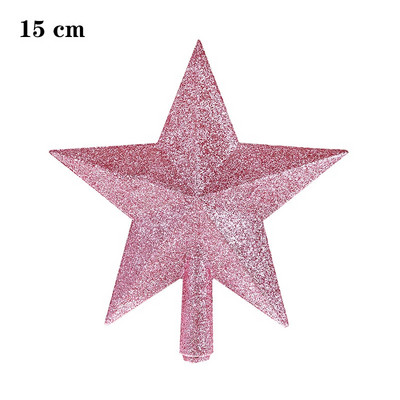 Ukrasi za božićno drvce od 15/20 cm Vrhunska zvijezda Petokraka zvijezda Privjesak za 2022. Sretan Božić Navidad 2023. Sretna Nova godina