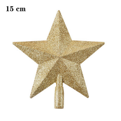 Ukrasi za božićno drvce od 15/20 cm Vrhunska zvijezda Petokraka zvijezda Privjesak za 2022. Sretan Božić Navidad 2023. Sretna Nova godina