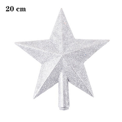 Ukrasi za božićno drvce od 15/20 cm Vrhunska zvijezda Petokraka zvijezda Privjesak za 2022. Sretan Božić Navidad 2023. Sretna Nova godina