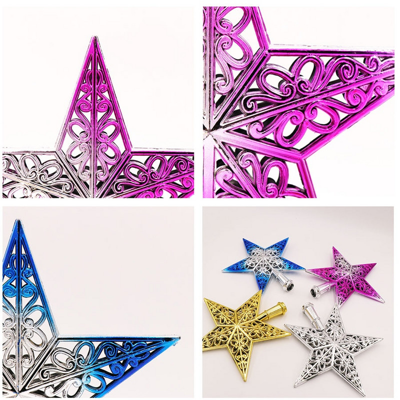 Božićni ukrasi za dom 2022. Ukras na vrhu božićnog drvca Star Topper Dodaci za Božićno drvce Ukrasi