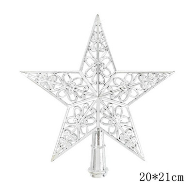 Peened rauast kunstikaunistused Kaunid puuladvatähelised jõulukuuse ladvad õõnsad viieharulised tähed jõulupeo kodukaunistused