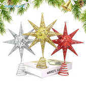 1 TK jõulupuu ülaosa Raudtähega jõulukaunistused Kodu jõulukaunistused Navidad Uusaasta 2023 Natal Noel kodukaunistus