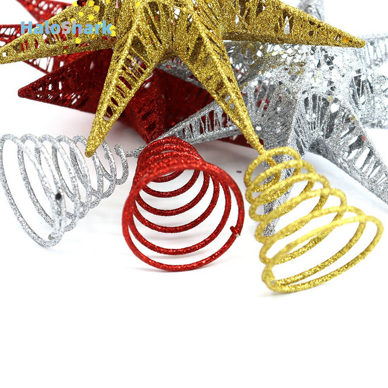 1 TK jõulupuu ülaosa Raudtähega jõulukaunistused Kodu jõulukaunistused Navidad Uusaasta 2023 Natal Noel kodukaunistus