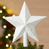 Sädelev valge jõulupuu Top Star jõulukaunistused koju 2022 uusaasta Natal Noel 2023 jõulupuu kaunistused