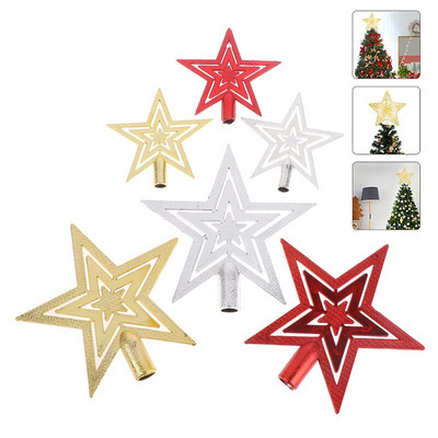 Χρυσό Glitter Κορυφαίο Χριστουγεννιάτικο Δέντρο Iron Star Χριστουγεννιάτικα στολίδια για το σπίτι Χριστουγεννιάτικα στολίδια Πρωτοχρονιά 2022