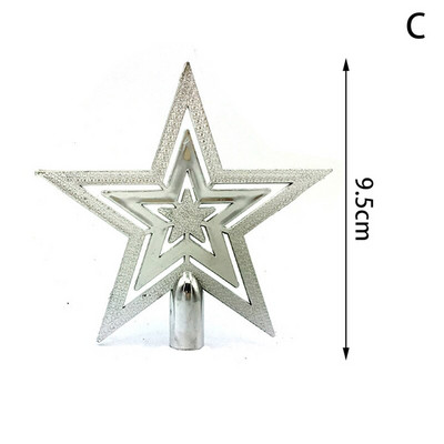 Zelta mirdzoši Ziemassvētku eglītes top dzelzs zvaigžņu Ziemassvētku rotājumi mājām Ziemassvētku eglīšu rotājumi Jaunais 2022. gads